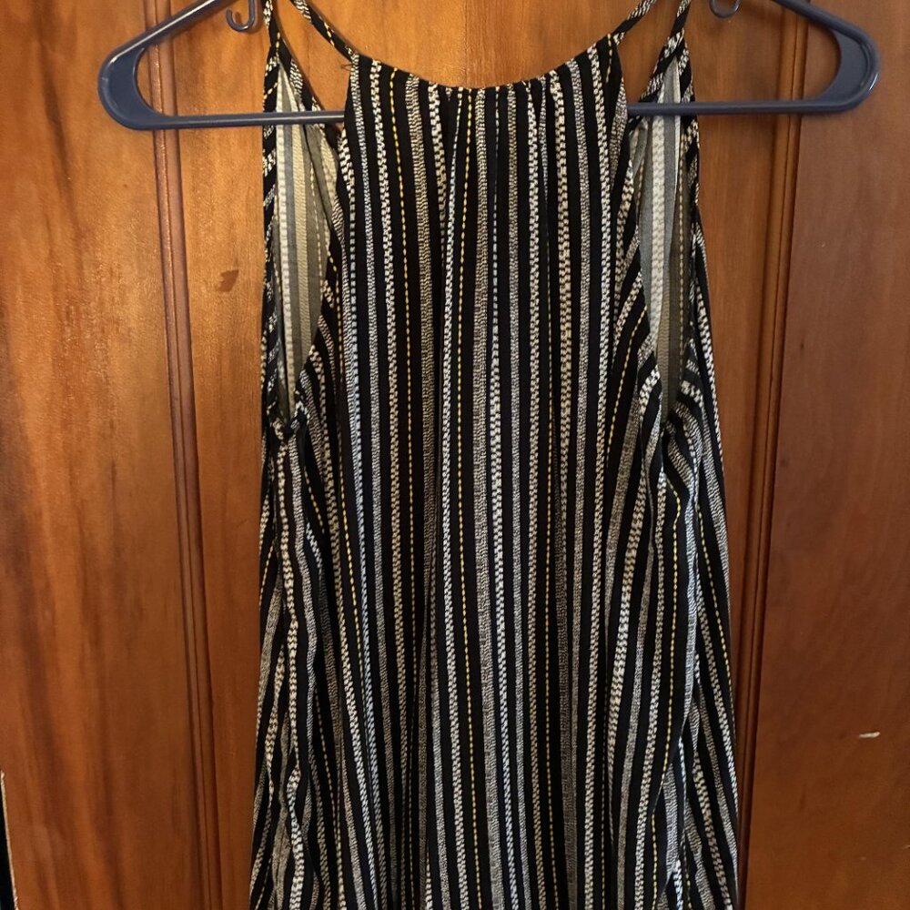 Old Navy Striped Halter with Keyhole Neckline (X-Small)